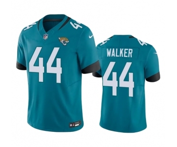 Men's Jacksonville Jaguars #44 Travon Walker Teal 2023 F.U.S.E Vapor Untouchable Limited Stitched Jersey