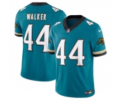 Men's Jacksonville Jaguars #44 Travon Walker Teal 2024 F.U.S.E. Prowler Throwback Vapor Limited Football Stitched Jersey