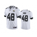 Men's Jacksonville Jaguars #48 Chad Muma White Vapor Untouchable Limited Stitched Jersey