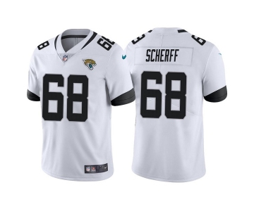 Men's Jacksonville Jaguars #68 Brandon Scherff White Vapor Untouchable Limited Stitched Jersey