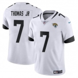 Men's Jacksonville Jaguars #7 Brian Thomas Jr White 2024 Draft Vapor Untouchable Limited Football Stitched Jersey