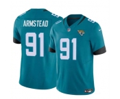 Men's Jacksonville Jaguars #91 Arik Armstead Teal 2024 F.U.S.E Vapor Untouchable Limited Football Stitched Jersey