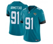 Men's Jacksonville Jaguars #91 Arik Armstead Teal Vapor Untouchable Limited Football Stitched Jersey