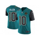 Men's Nike Jacksonville Jaguars #10 Brandon Allen Vapor Untouchable Limited Teal Green Team Color NFL Jersey