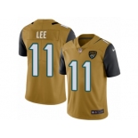 Men's Nike Jacksonville Jaguars #11 Marqise Lee Limited Gold Rush NFL Jersey