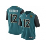 Men's Nike Jacksonville Jaguars #12 Dede Westbrook Limited Teal Green Team Color NFL Jersey