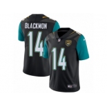 Men's Nike Jacksonville Jaguars #14 Justin Blackmon Vapor Untouchable Limited Black Alternate NFL Jersey