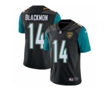 Men's Nike Jacksonville Jaguars #14 Justin Blackmon Vapor Untouchable Limited Black Alternate NFL Jersey