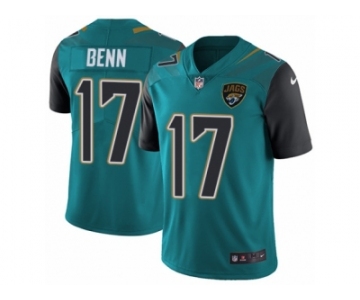 Men's Nike Jacksonville Jaguars #17 Arrelious Benn Vapor Untouchable Limited Teal Green Team Color NFL Jersey