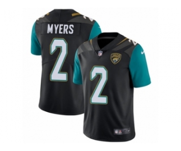 Men's Nike Jacksonville Jaguars #2 Jason Myers Vapor Untouchable Limited Black Alternate NFL Jersey