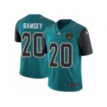 Men's Nike Jacksonville Jaguars #20 Jalen Ramsey Vapor Untouchable Limited Teal Green Team Color NFL Jersey