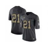 Men's Nike Jacksonville Jaguars #21 A.J. Bouye Limited Black 2016 Salute to Service NFL Jersey