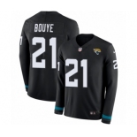 Men's Nike Jacksonville Jaguars #21 A.J. Bouye Limited Black Therma Long Sleeve NFL Jersey