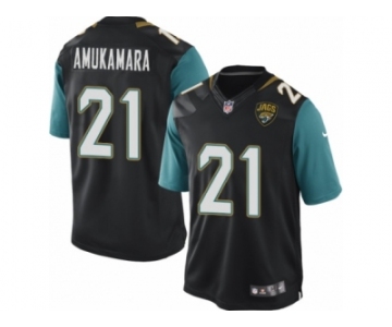 Men's Nike Jacksonville Jaguars #21 Prince Amukamara Limited Black Alternate NFL Jersey