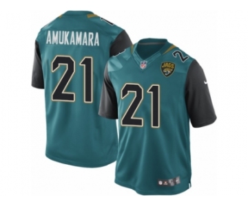 Men's Nike Jacksonville Jaguars #21 Prince Amukamara Limited Teal Green Team Color NFL Jersey