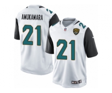 Men's Nike Jacksonville Jaguars #21 Prince Amukamara Limited White NFL Jersey