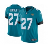 Men's Nike Jacksonville Jaguars #27 Leonard Fournette Teal Green Alternate Vapor Untouchable Limited Player NFL Jersey