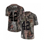 Men's Nike Jacksonville Jaguars #42 Barry Church Camo Rush Realtree Limited NFL Jersey