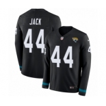 Men's Nike Jacksonville Jaguars #44 Myles Jack Limited Black Therma Long Sleeve NFL Jersey