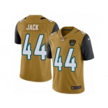 Men's Nike Jacksonville Jaguars #44 Myles Jack Limited Gold Rush NFL Jersey