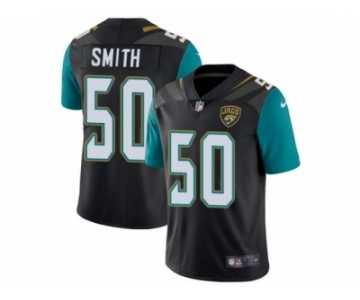 Men's Nike Jacksonville Jaguars #50 Telvin Smith Vapor Untouchable Limited Black Alternate NFL Jersey