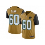 Men's Nike Jacksonville Jaguars #60 A. J. Cann Limited Gold Rush NFL Jersey