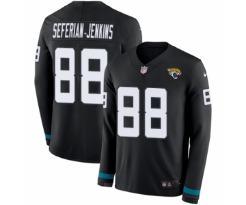 Men's Nike Jacksonville Jaguars #88 Austin Seferian-Jenkins Limited Black Therma Long Sleeve NFL Jersey