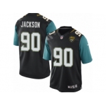 Men's Nike Jacksonville Jaguars #90 Malik Jackson Limited Black Alternate NFL Jersey