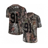 Men's Nike Jacksonville Jaguars #91 Yannick Ngakoue Camo Rush Realtree Limited NFL Jersey