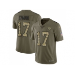 Nike Jacksonville Jaguars #17 DJ Chark Olive Camo Men Stitched NFL Limited 2017 Salute To Service Jersey