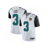 Nike Jacksonville Jaguars #3 Tanner Lee White Men Stitched NFL Vapor Untouchable Limited Jersey