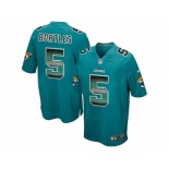 Nike Jacksonville Jaguars #5 Blake Bortles Teal Green Team Color Men's Stitched NFL Limited Strobe Jersey