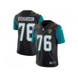 Nike Jacksonville Jaguars #76 Will Richardson Black Alternate Men Stitched NFL Vapor Untouchable Limited Jersey