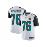 Nike Jacksonville Jaguars #76 Will Richardson White Men Stitched NFL Vapor Untouchable Limited Jersey