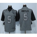 nike nfl Jacksonville Jaguars #5 Blake Bortles gray[nike Limited]