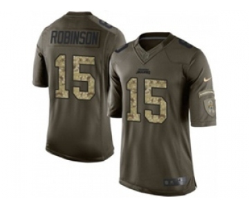 nike nfl jerseys jacksonville jaguars #15 robinson army green[nike Limited Salute To Service]