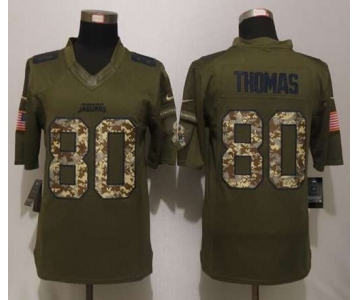 nike nfl jerseys jacksonville jaguars #80 thomas army green[nike Limited Salute To Service]