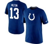 Mens Indianapolis Colts TY Hilton Nike Royal Blue Player Name and Number T-Shirt