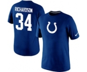 Mens Indianapolis Colts Trent Richardson Nike Royal Blue Player Name and Number T-Shirt