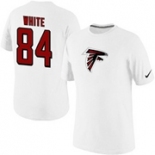 Nike Atlanta Falcons Roddy White Name & Number T-Shirt White