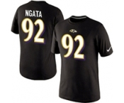 Nike Baltimore Ravens 92 NGATA Pride Name & Number T-Shirt Black