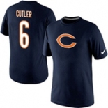 Nike Chicago Bears Jay Cutler Pride Name & Number T-Shirt Blue