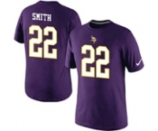 Nike Minnesota Vikings 22 Harrison Smith Pride Name & Number T-Shirt Purple