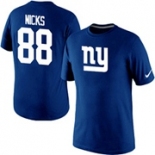 Nike New York Giants Hakeem Nicks Name & Number T-Shirt