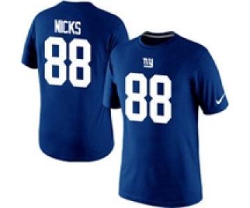 Nike New York Giants Hakeem Nicks Pride Name & Number T-Shirt