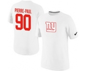 Nike New York Giants Jason Pierre-Paul Name & Number T-Shirt White