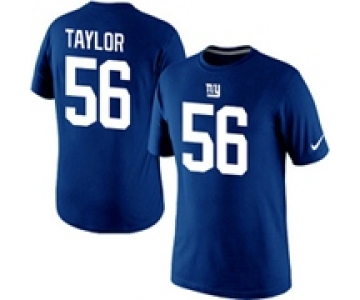 Nike New York Giants Lawrence Taylor Pride Name & Number T-Shirt Blue