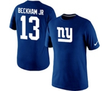 Nike New York Giants Odell Beckham Jr Name & Number T-Shirt