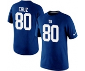 Nike New York Giants Victor Cruz Pride Name & Number T-Shirt Blue