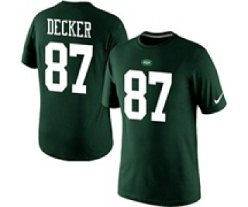 Nike New York Jets Eric Decker Pride Name & Number T-Shirt Green